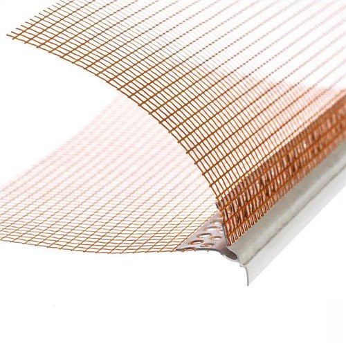 ফাইবারগ্লাস জাল কাপড় সহ কর্নার পুঁতি পিভিসি